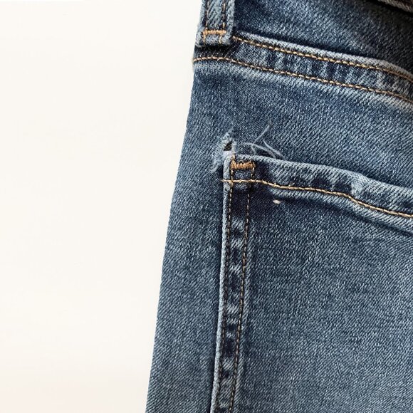 Fidelity jeans - "Oh Boy Boyfriend" - High Rise, Dark Wash - Picture 7 of 10